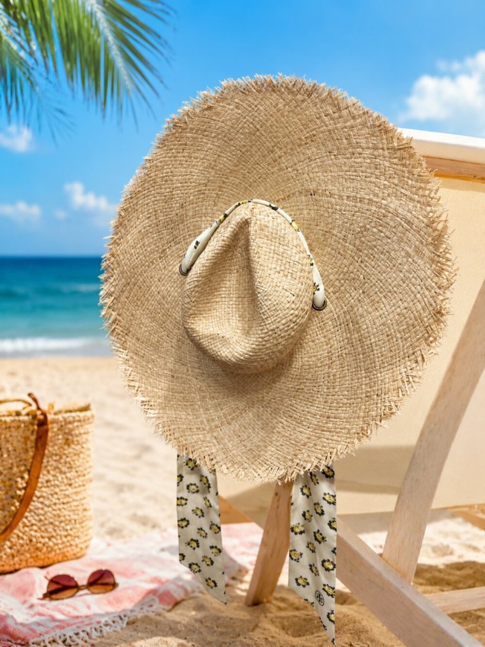 NWT Tory Burch Straw Sun Hat